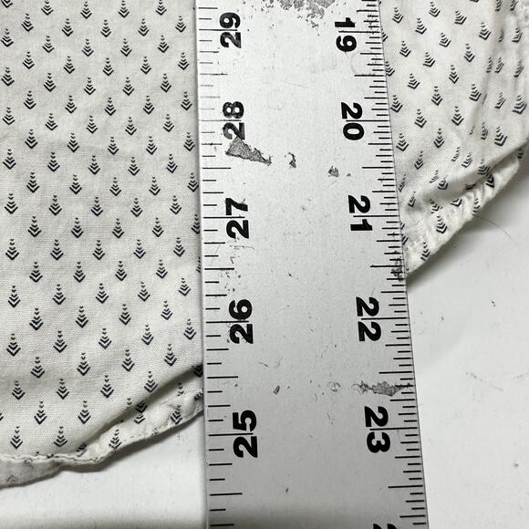 Craft Flow Button Up Shirt Blue White Men Size Small All Over Arrow Print STAIN - Picture 5 of 11